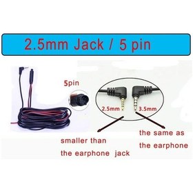 Resim General Plus Gp43 Gp50 T500Hd 5 Pin Araç Kamera Kablosu 6 Metre 