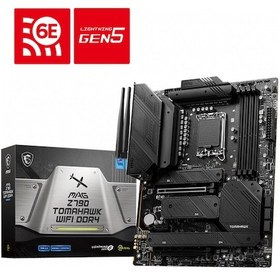 Resim MSI MAG Z790 TOMAHAWK WIFI DDR4 SOKET 1700 DDR4 5333MHZ (OC) PCI-E Gen4 M.2 USB3.2 DP HDMI 1x2.5G LAN WI-FI 6E ATX 