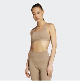 Resim Adidas Jl5489 All Me Ess Ms Kadın Sporcu Sütyeni Bej 
