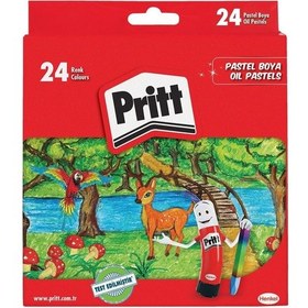 Resim 24'lü Pastel Boya - Karton Kutu Diğer 