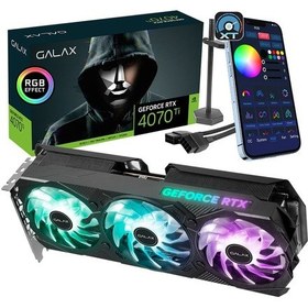Resim Galax NVIDIA Geforce RTX 4070 Ti EX Gamer V2 GLX-47IOM7MD7ADT 12 GB GDDR6X 192 Bit Ekran Kartı 