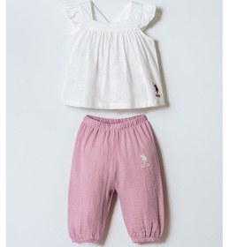 Resim U.S. Polo Assn. U.s. Polo Assn Kız Bebek 2'li Takım Lila-2522 