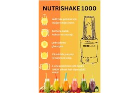 Resim Paslanmaz Çelik 3'ü 1 Arada Smoothie ve Baharat Öğütücü 1000W 