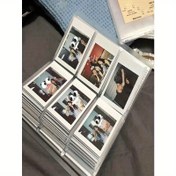 Resim 84/120/240- Taşınabilir Şeffaf Mat Fotoğraf Albümü - Büyük Kapasiteli Film Biletleri, Kartpostal, Banka Kartları ve Kimlik Belgeleri İçin Bir Depolama Kitabı. Okula Dönüş 