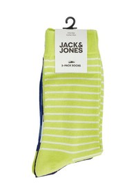 Resim Jack & Jones Jack&Jones Neon Yeşili Erkek 3'Lü Çorap 12242192 