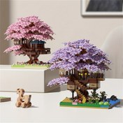Resim 2229 adet/1097 adet Kiraz Çiçeği Bonsai Ağacı Yapı Seti, Mini Yapı Seti, Mini Bonsai Ağaç Evi Oyuncak, Halloween/Şükran Günü/Noel/Paskalya Hediyeleri için Uygun (Işıklar Olmadan), Karışık Renkler, Film/Çiçek/Ot/Sevgi/Hikaye Temaları, ABS Rendelenmiş Malzeme ile Yapılmıştır. 