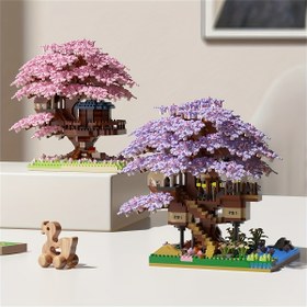 Resim 2229 adet/1097 adet Kiraz Çiçeği Bonsai Ağacı Yapı Seti, Mini Yapı Seti, Mini Bonsai Ağaç Evi Oyuncak, Halloween/Şükran Günü/Noel/Paskalya Hediyeleri için Uygun (Işıklar Olmadan), Karışık Renkler, Film/Çiçek/Ot/Sevgi/Hikaye Temaları, ABS Rendelenmiş Malzeme ile Yapılmıştır. 
