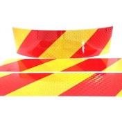 Resim Bant Evi Kamyon Arkası Reflektör Tüvtürk Onaylı Dorse Çekici Arkası Levha 14 cm x 56.5 cm 1 Çift E37 Tüvtürk Uyumlu 