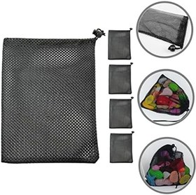 Resim BESPORTBLE 2 Set Golf Tutucu Ağ Çantası Örgü Çanta Bağlama İpi Sağlam Ve Taşınabilir Golf Çantası Açık Hava İçin 5 Adet * 2 