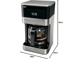 Resim Esmo Home Braun Puraroma 7 Kahve Makinesi KF7120BK 