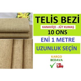 Resim Kanaviçe Telis Bezi Jüt Kumaş (10'Luk) - Ücretsiz Kargo 