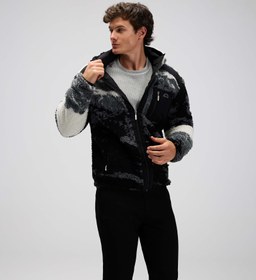 Resim Ellesse Erkek Fermuarlı Kapüşonlu Polar Mont EM516-GI - XL 