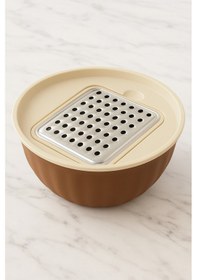 Resim 4 Parça Rendeli Karıştırma Ve Saklama Kabı 2,5 Litre Diğer 