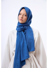 Resim Mirsoy Scarf Zerafet Desen Şal Açık Mavi 
