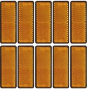 Resim Dashanshop A10a 10'lu Abs Yapışkanlı Reflektör: Römork Kamyon Traktör Sağ 