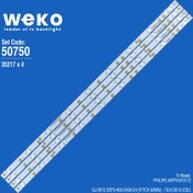 Resim WKSET-5750 35217X4 GJ-2K15 D2P5-400-D409-C4 (PITCH 92MM) 4 ADET LED BAR 