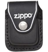 Resim Zippo Orijinal Çakmak Taşıma Kılıfı Deri Klipsli-siyah Renk 