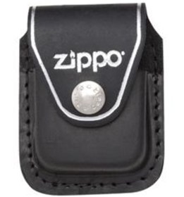 Resim Zippo Orijinal Çakmak Taşıma Kılıfı Deri Klipsli-siyah Renk 
