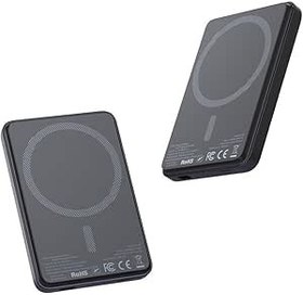 Resim Mcdodo MC-3951 15W Mini Manyetik 5000 mAh Powerbank - Siyah 