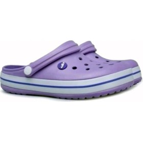 Resim Akınalbella bella Doremor Lila Sabo Crocs Modeli Terlik Hastane Terliği Hemşire Doktor Terliği 