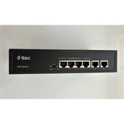 Resim Ttec Nif Bilişim 0665P 4 Port 10/100M PoE 2 Port Gigabit Uplink Tak Çalıştır 65W PoE Switch 