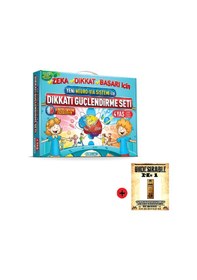 Resim Adeda 4 Yaş Dikkati Güçlendirme Seti + Kişiye Özel İsimli Ahşap Harry Potter Kitap Ayracı 