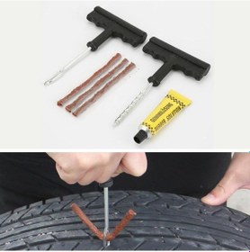 Resim 6 Parça Araba Motosiklet Otomobil Bisiklet Lastik Tamir Kiti Araç Bakım Seti 5324 