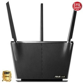 Resim ASUS RT-AX68U 2700mbps AX2700 Dual Band EV Ofis Tipi Gaming Router 