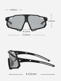 Resim RaceFinder Polarize Bisiklet Gözlüğü 