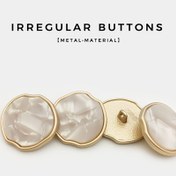 Resim 10 Yüksek Kaliteli Metal Düğmeler, Şık Kazaklar ve Kazaklar İçin Benzersiz Elma Şeklinde, Moda Aksesuarları İçin Mükemmel. 