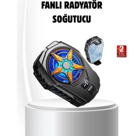 Resim Kayıtel Teknolajık Oyun Telefonu Soğutucu Fan - Sessiz ve Kompakt Mobil Soğutma Cihazı Serı 2026 