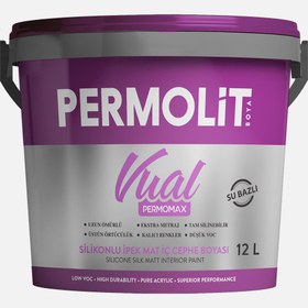Resim Permolit Permomax Vual İpek Mat İç Cephe Boyası 12L 