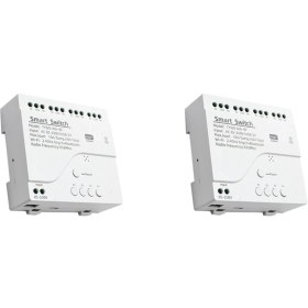 Resim Bueattuh 2x Tuya Akıllı Wifi Motor Anahtar Modülü Rf 433 Radyo Uzaktan Kumandası 4ch Alexa Google 4ch AC85-250V (Yurt Dışından) 