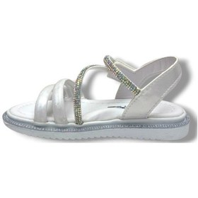 Resim Arzen Bebe 221-26 Anatomik Taşlı Cırtlı Kız Çocuk Sandalet 