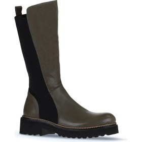 Resim Bueno Shoes Haki Deri Kadın Düz Çizme 01WT0803 01WT0803 