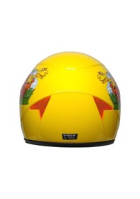 Resim Mts SY118 Full Face Çocuk Kaskı-60608 - Dino Sarı 