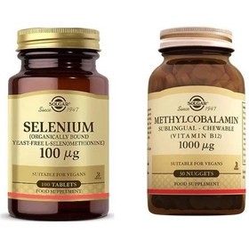 Resim Solgar Methylcobalamin 1000 Mcg 30 Tablet + Solgar Selenium 100 Tablet 