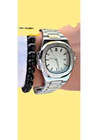 Resim Eşref Tek Model Erkek Kol Saati Gümüş 