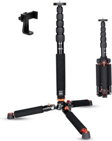 Resim Koolehaoda Metal Tripod Tabanlı Kamera Alüminyum Monopod. 6 Bölüm 
