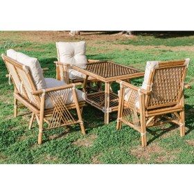 Resim DEKORZADE Çay Seti Balkon&bahçe&teras&kafe Çay Seti Koltuk Takımı Oturma Grubu (masalı) 