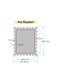 Resim Posta Pulu Şekilli Delgeç, Gofre Kabartma, Hobi El İşleri Kağıt Ve Eva Kesici, 23,9 X 28,7 Mm Çok Renkli 