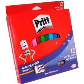 Resim Pritt Pastel Boya Jumbo Silinebilir Üçgen 12 Lİ 1655739 