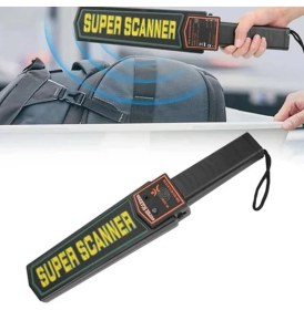 Resim MDSTECH Super Scanner El Tipi Metal Dedektörü | Sesli Titreşimli Alarm | Hassas Güvenlik Dedektörü | 9V Pil Hediyeli 