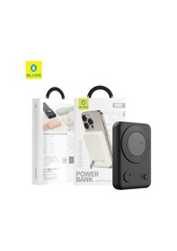 Resim 10000 Mah Magsafe Powerbank 15 W Kablosuz 20 W Pd Type-c Hızlı Şarj Standlı Manyetik Yedek Batarya Siyah 