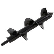 Resim Aubyhe Bahçe İçin Çelik İvi Kuru Matkap Ucu, Fide-soğan Ekimi Ve Kök Kaldırma, 8x25 Cm Yuvarlak Saplı 