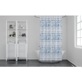 Resim Zethome GÜNCE Banyo Duş Perdesi 3637 Tek Kanat 1x180x200 Çok Renkli 