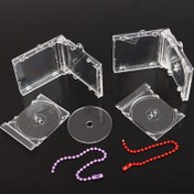 Resim Boş Albüm Mini CD Kılıf Anahtarlık CD Oynatıcı Anahtarlık Periferik Komemaratif Albüm Anahtar Tutucu DIY Sırt Çantası Kolye için 