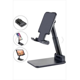Resim Masa Üstü Telefon / Tablet Standı Kademeli Yükseklik Ayarlı Telef 