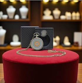 Resim Hediye Sahibi Kişiye Özel Kutulu Mandala Deseni Köstekli Saat 