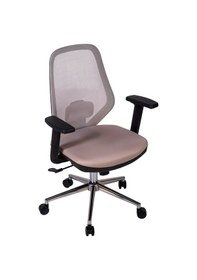 Resim Ofisbazaar Dali Fileli Çalışma Koltuğu Ergonomik Şef Ve Toplantı Koltuğu Gri Gri 